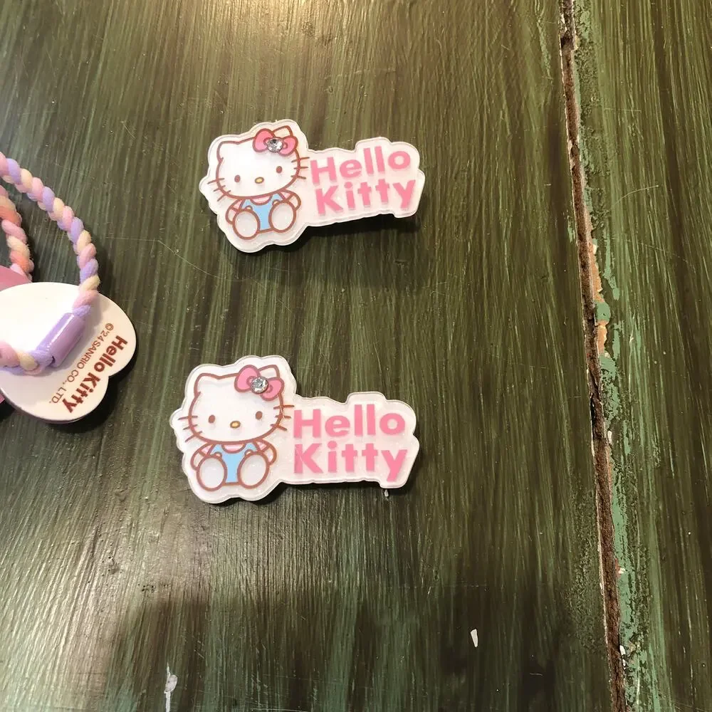 Hello Kitty and Hair Bow Bundle NEW Bows Clips Hair Bands